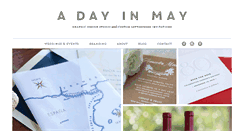 Desktop Screenshot of adayinmay.com